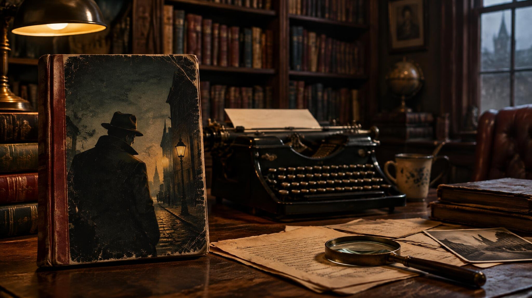 vintage detective novel cover